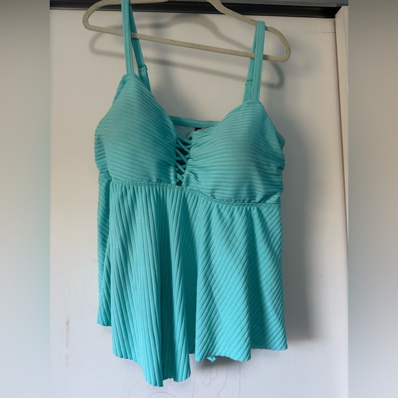 torrid Other - Torrid Aqua Women's Swim Tankini Top